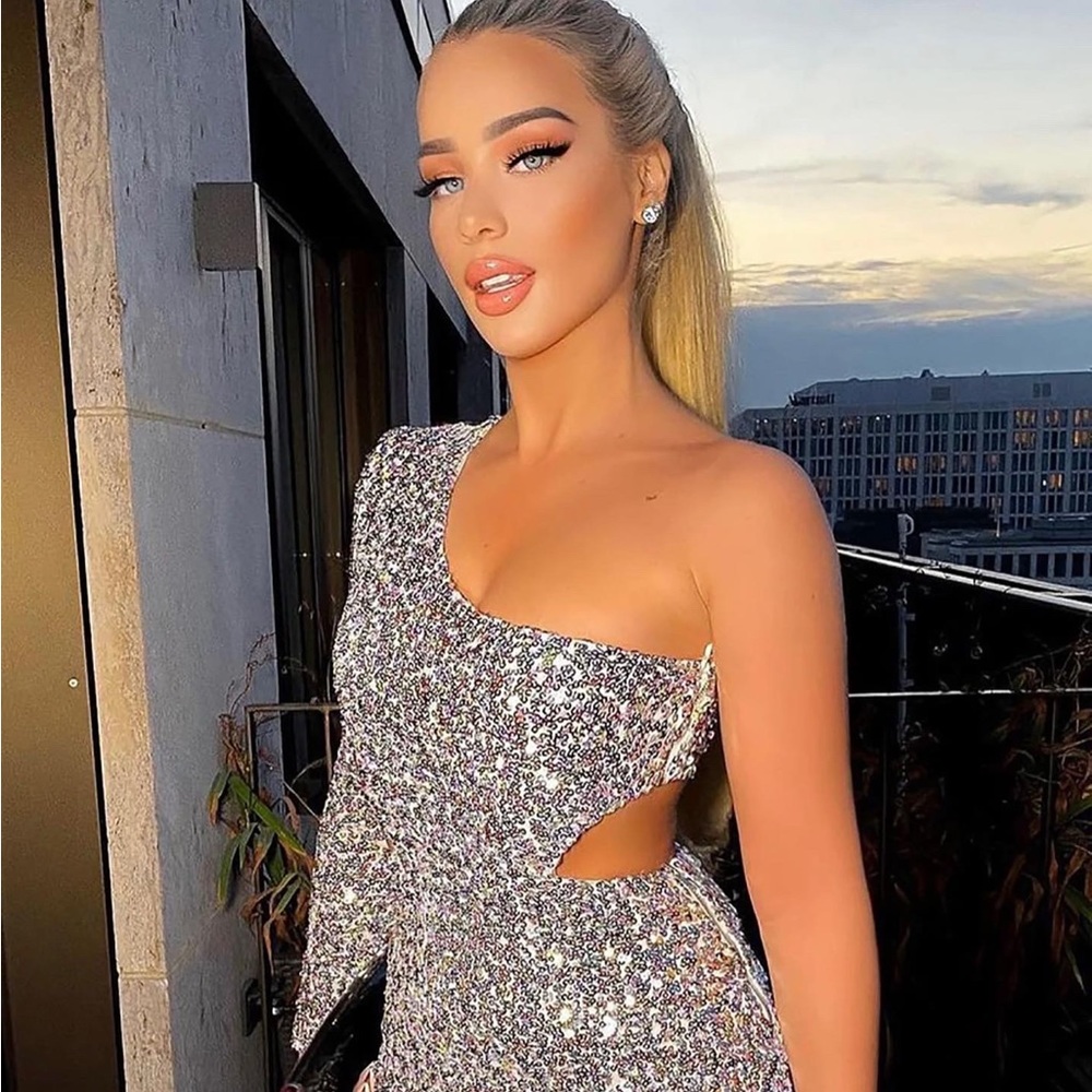 More time to shine mini dress never worn! Still with tags